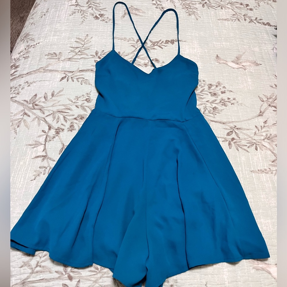 Express Backless Romper, Size: 0 Petite